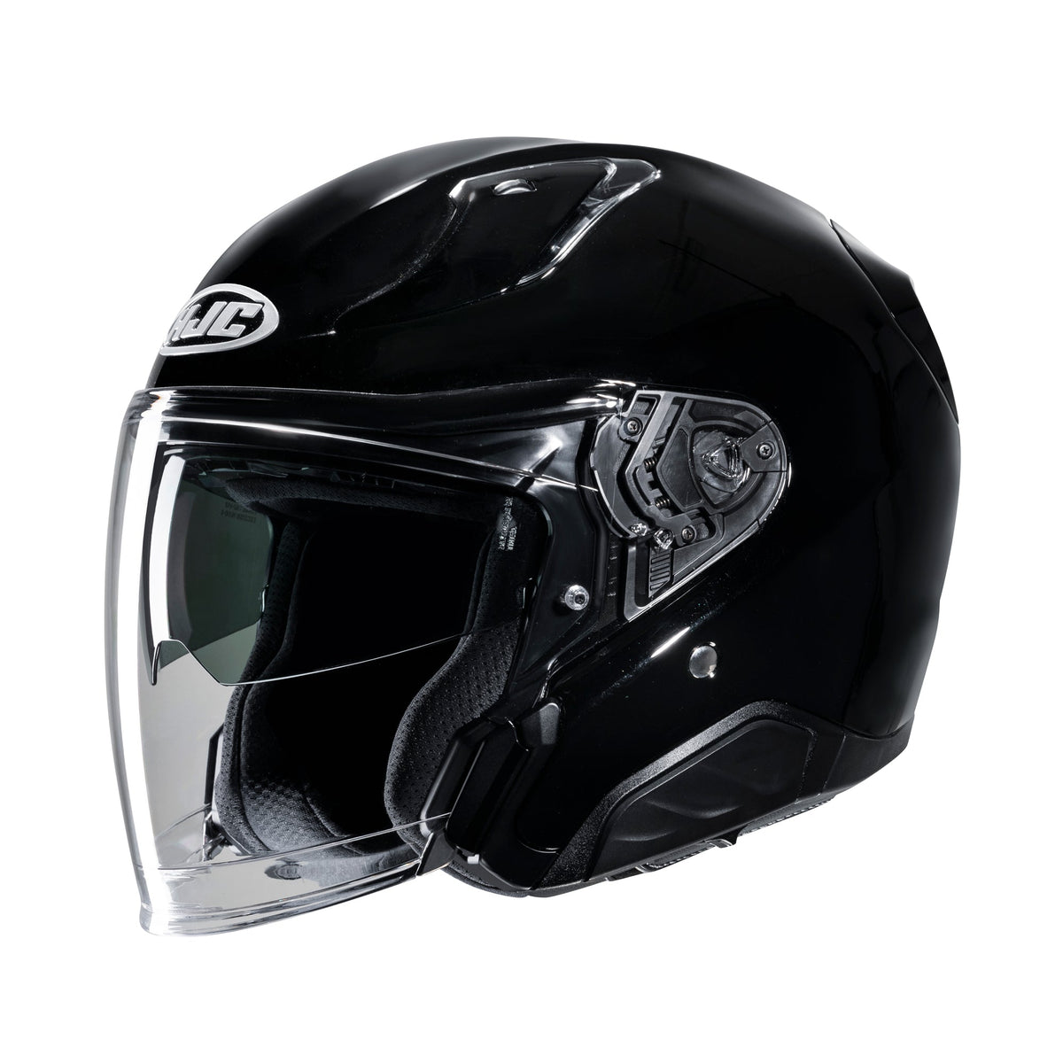 HJC RPHA 31 Plain Open Face Helmet Black 
