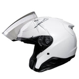 HJC RPHA 31 Plain Open Face Helmet Pearl White 