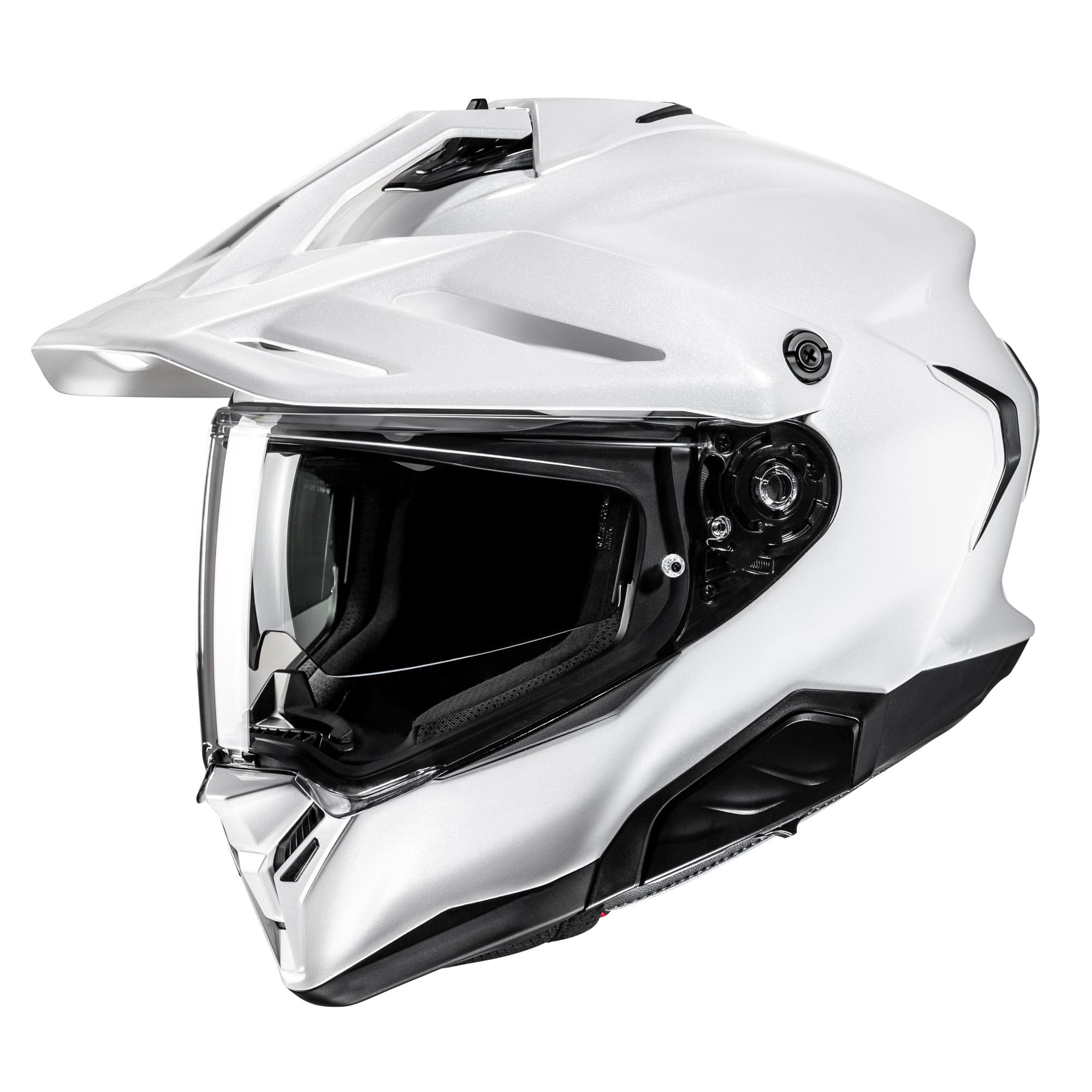 HJC RPHA 60 Plain Motorcycle Dual-sport Helmet Pearl White 