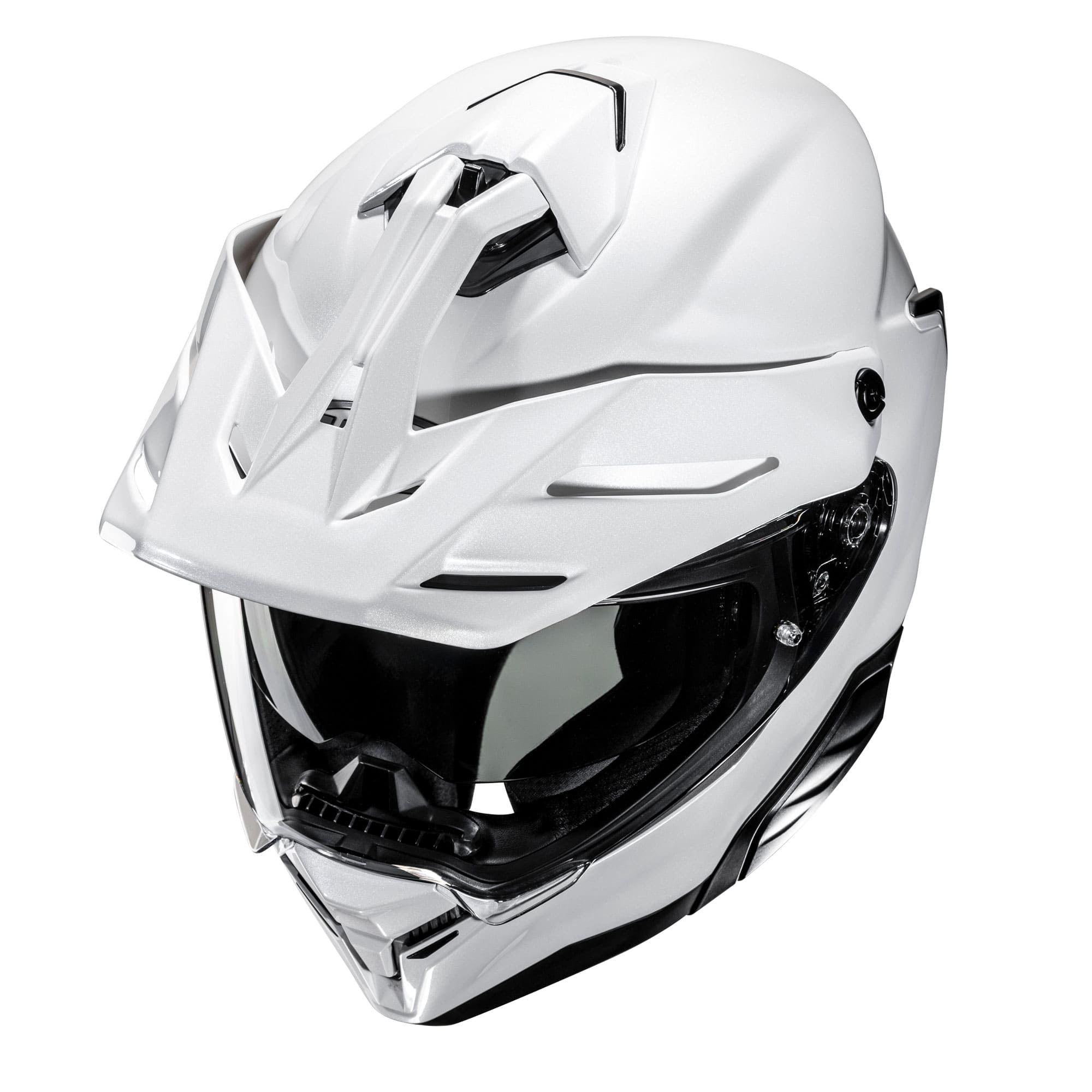HJC RPHA 60 Plain Motorcycle Dual-sport Helmet Pearl White 