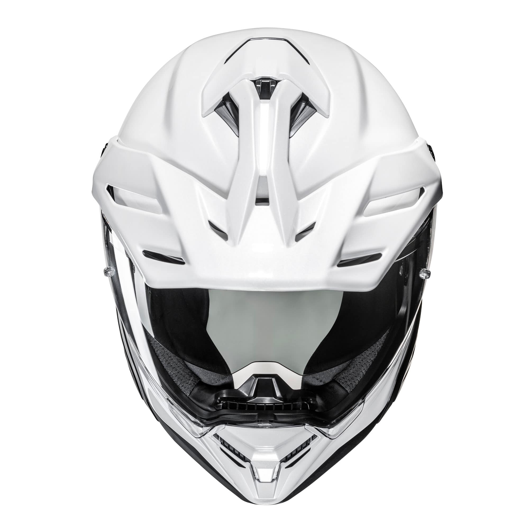 HJC RPHA 60 Plain Motorcycle Dual-sport Helmet Pearl White 