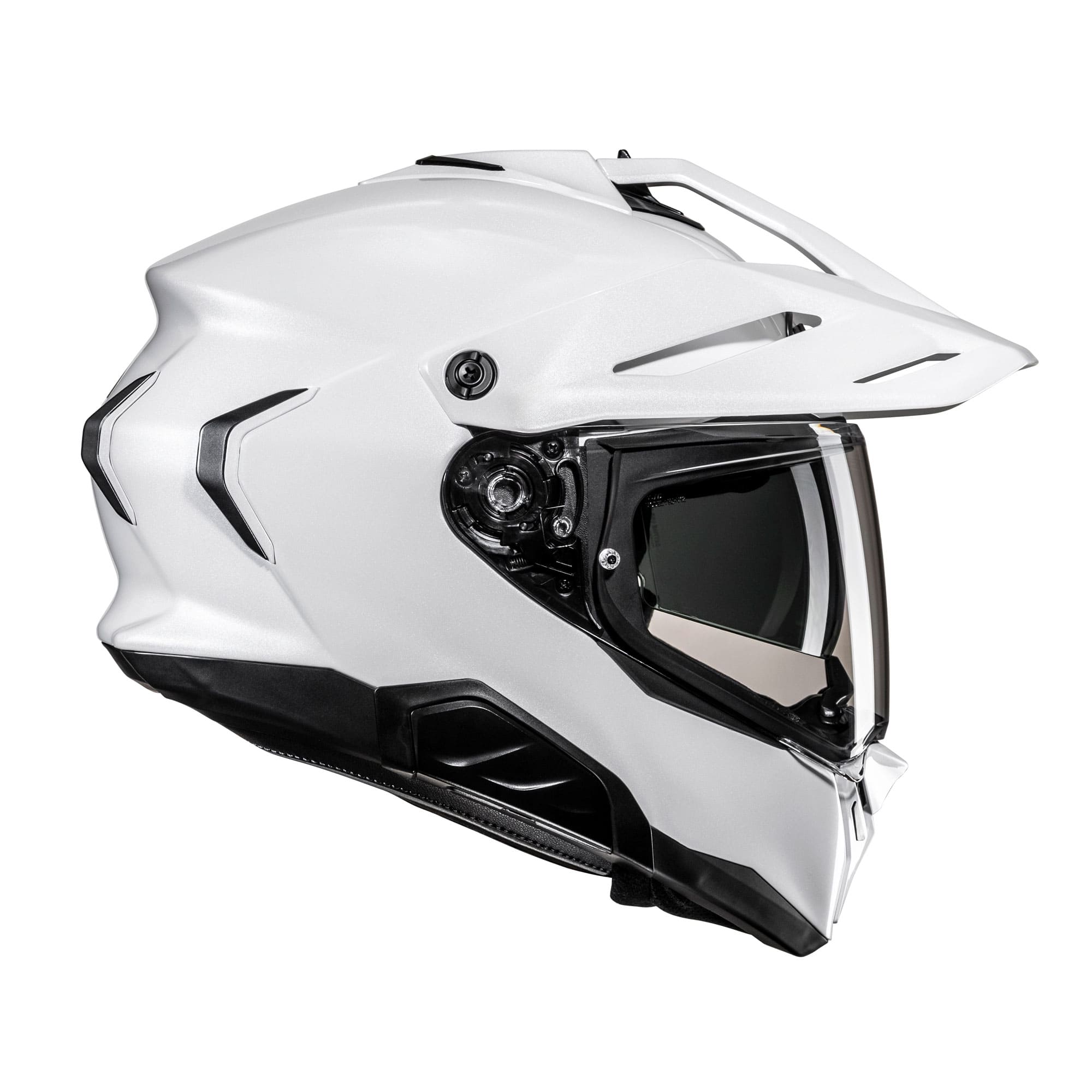 HJC RPHA 60 Plain Motorcycle Dual-sport Helmet Pearl White 