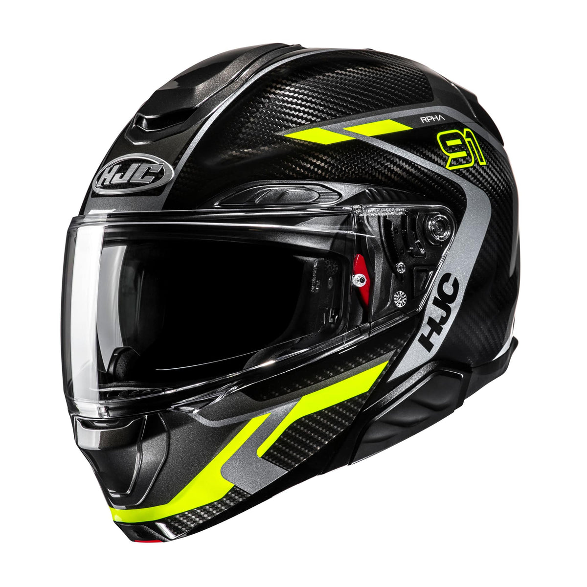 HJC RPHA 91 Carbon Lagos modular helmet yellow 