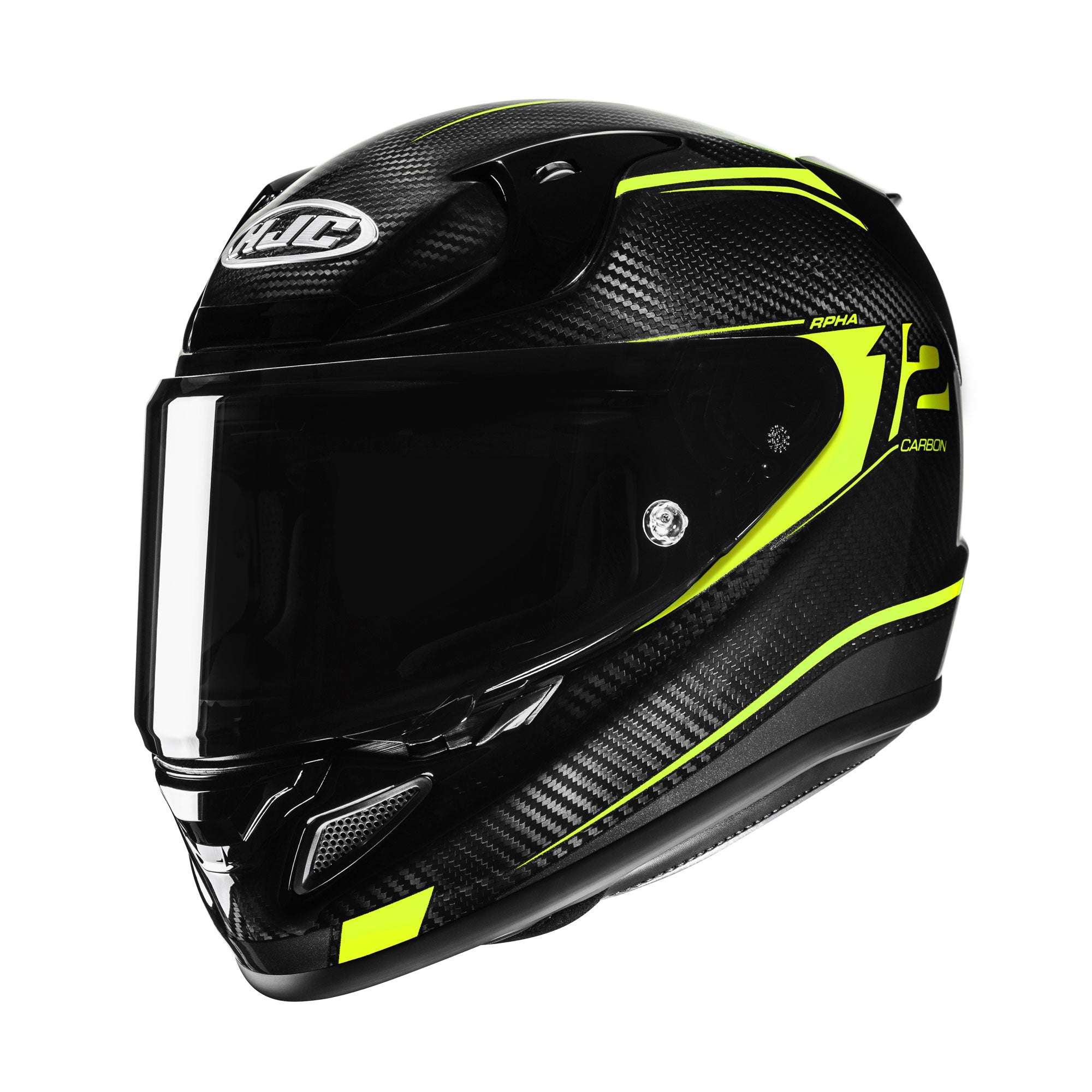 HJC RPHA 12 Carbon Keres Full face Motorcycle helmet yellow 