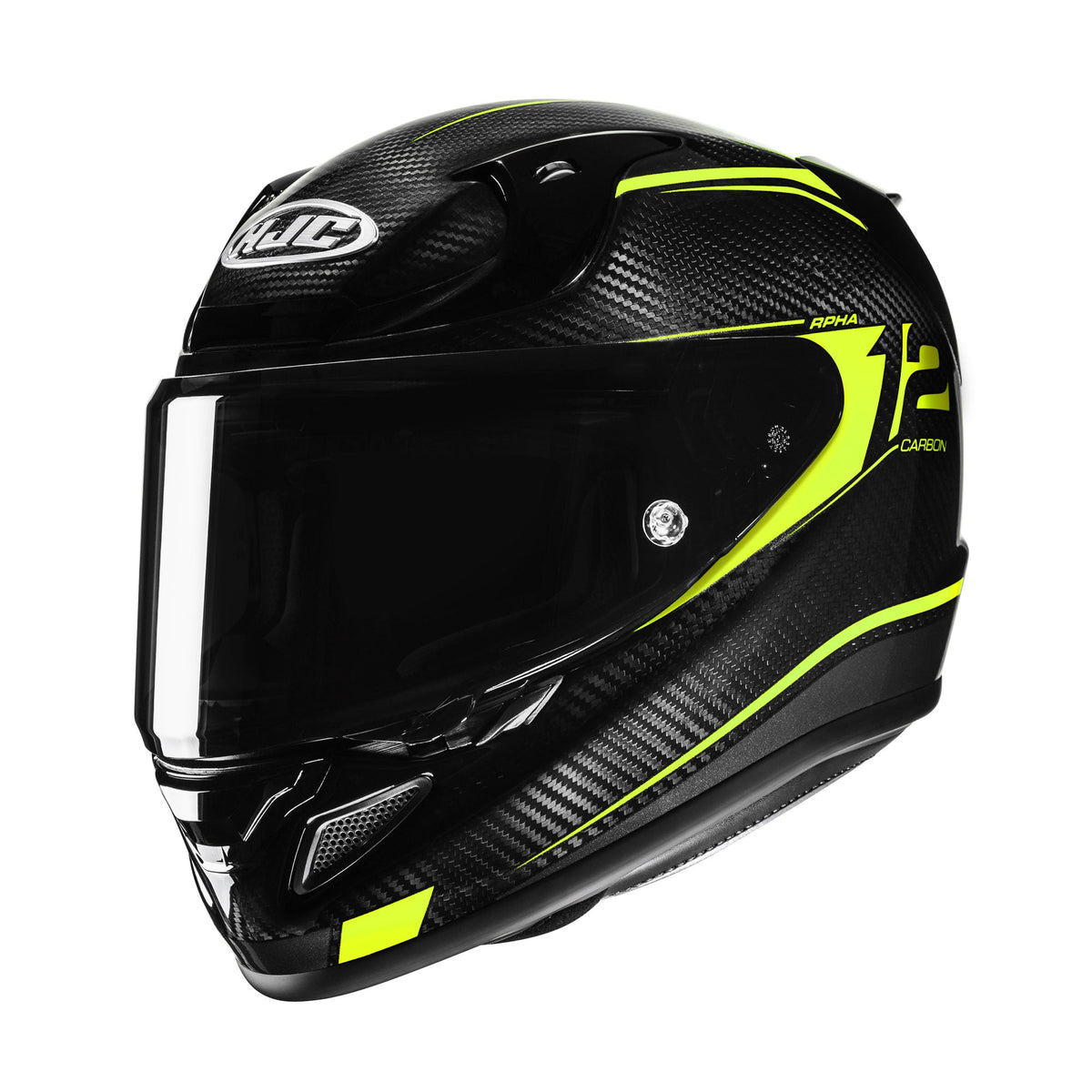 HJC RPHA 12 Carbon Keres Full face Motorcycle helmet yellow 