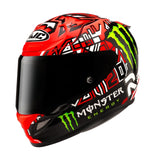 HJC RPHA 12 Fabio Quartararo Premium Race Motorcycle Helmet Black Red 