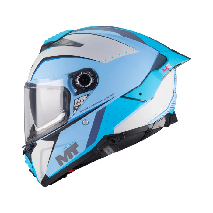 MT Thunder 4 R Wind Tunnel Motorcycle Full Face Helmet