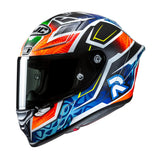 HJC RPHA 1 Binder Replica Motorcycle Helmet Blue/Orange 