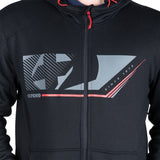 OXFORD SUPER HOODIE 2.0 MEN’S ARMOURED MOTORCYCLE HOODIE SPORTS BLACK