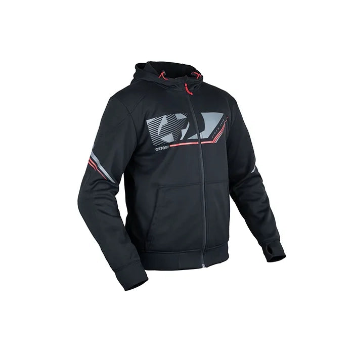 Oxford Super Hoodie 2.0 Men’s Armoured Motorcycle Hoodie Sports Black maximomoto.uk!