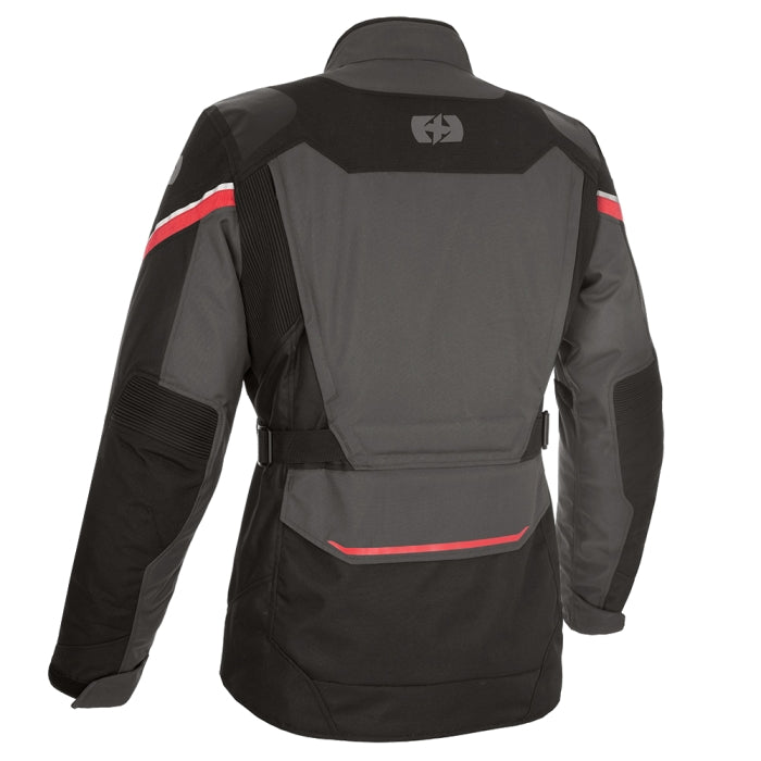 Oxford Omega 1.0 Air Men’s Touring Motorcycle Jacket Black Grey Red