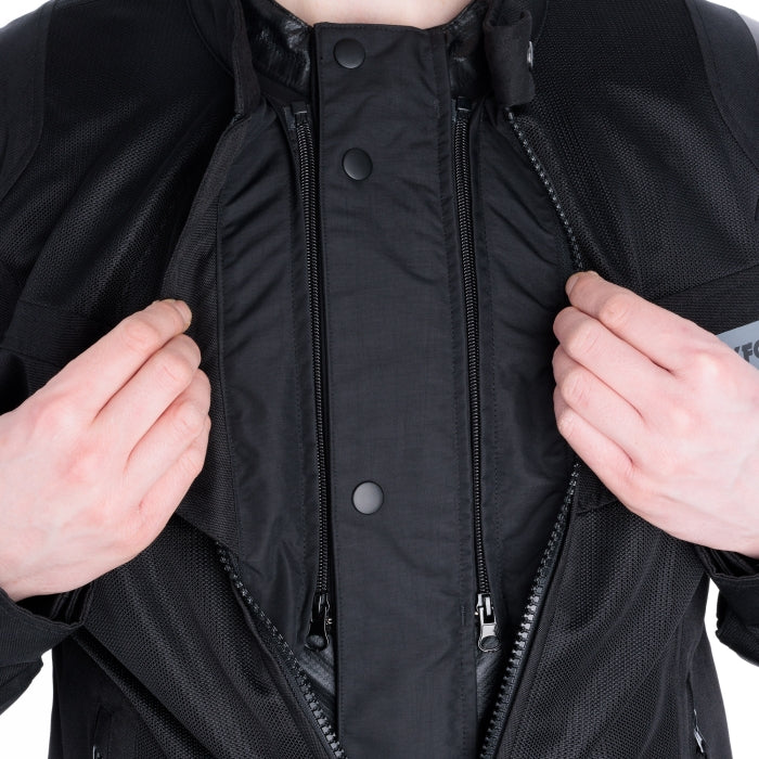 Oxford Dakar Dry2Dry Air Men’s Motorcycle Jacket Tech Black