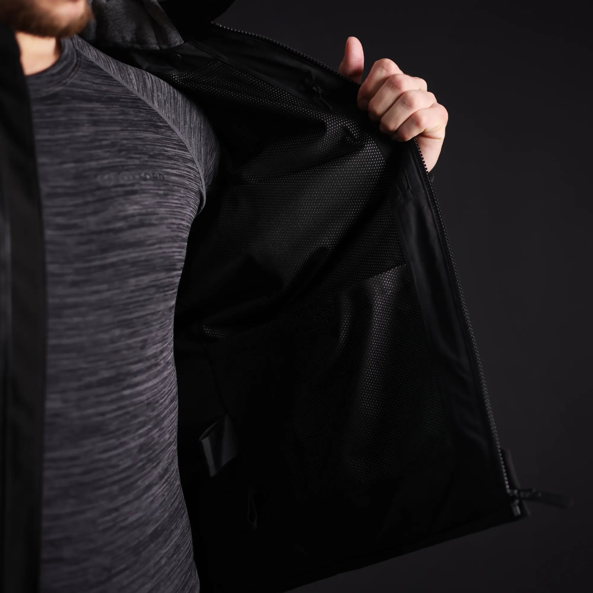 Oxford Faringdon Men’s Softshell Motorcycle Jackets Stealth Black