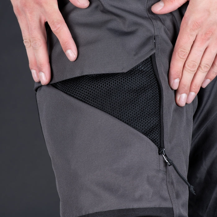 Oxford Rockland Dry2Dry Men’s Motorcycle Pants Charcoal Black Red