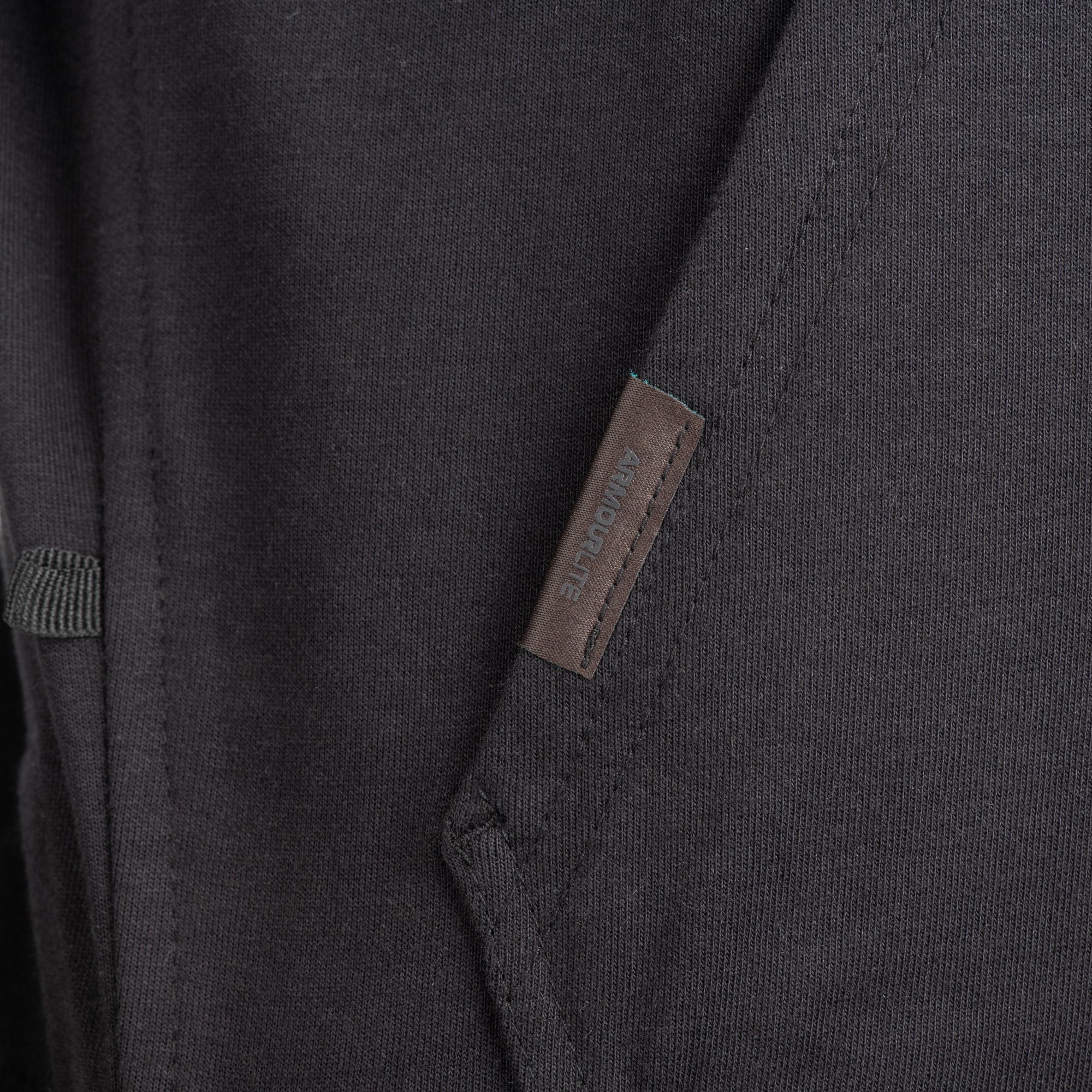 Oxford Armourlite AA Pullon MS Motorcycle Hoodie Black