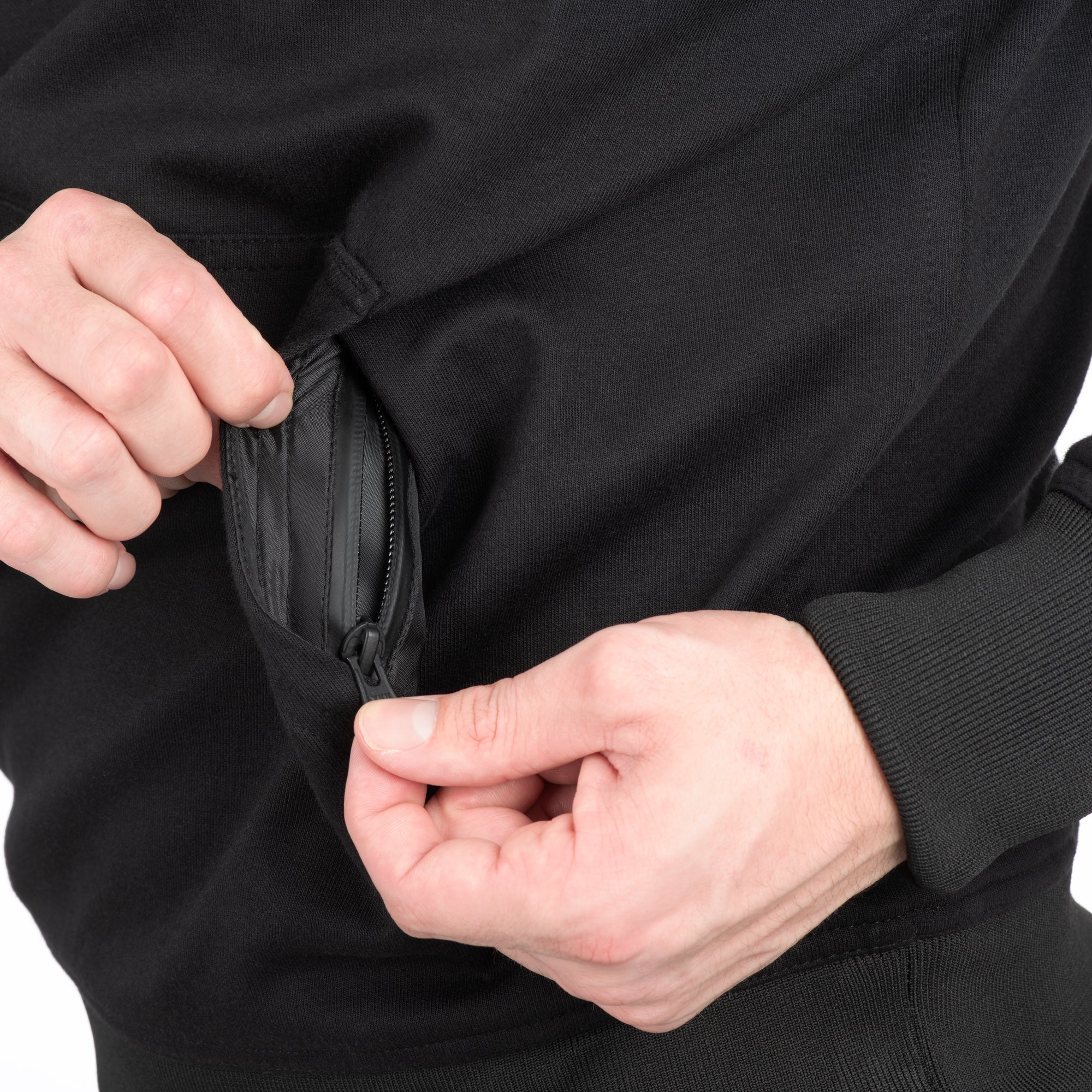 Oxford Armourlite AA Pullon MS Motorcycle Hoodie Black