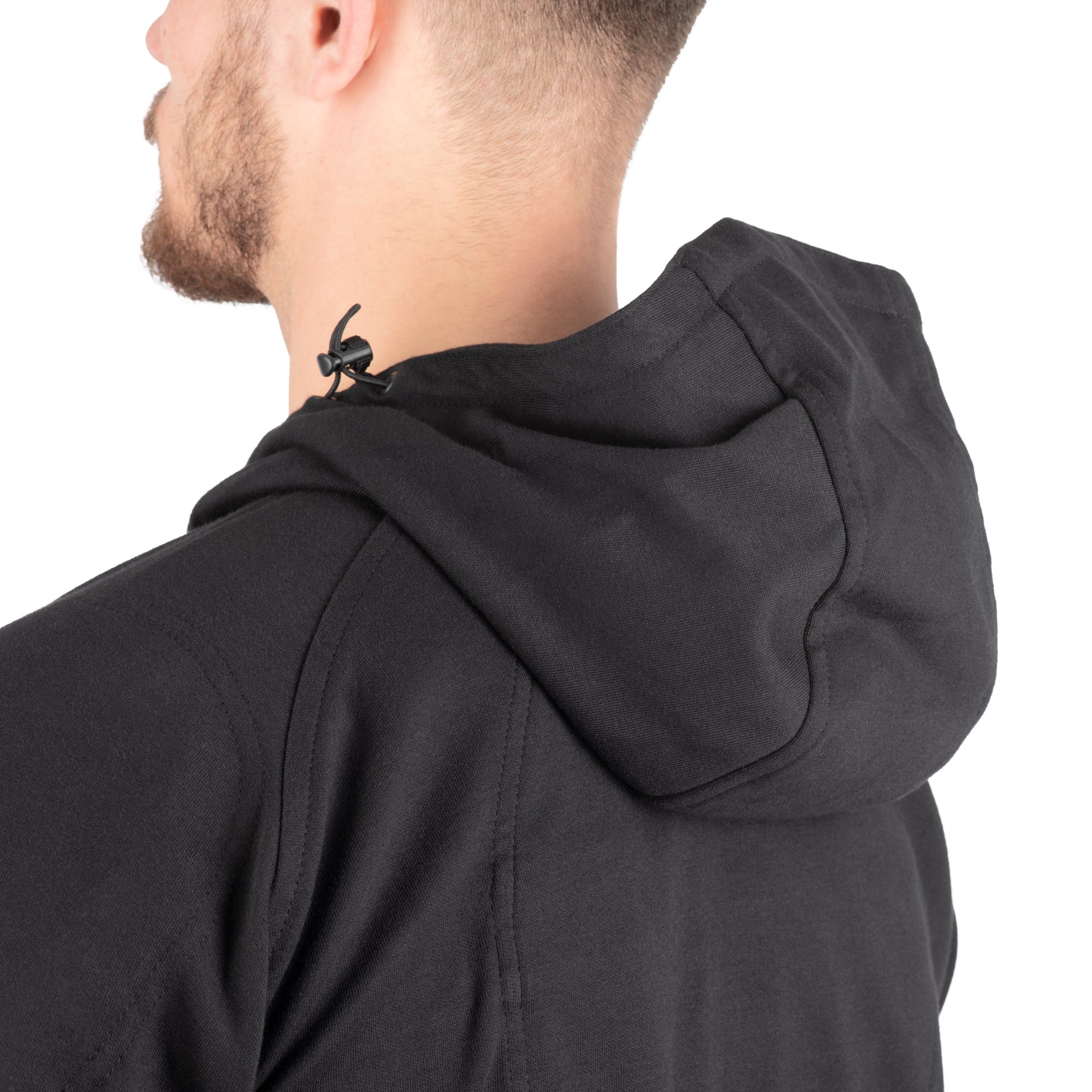 Oxford Armourlite AA Lockon MS Motorcycle Hoodie Black
