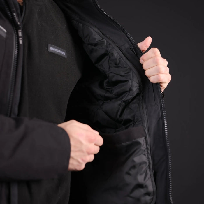 Oxford Mondial Street D2D Men's Motorcycle Jacket Black