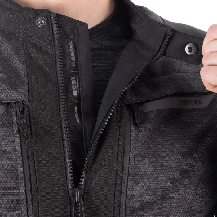 Oxford Toronto 1.0 Dry2Dry Men’s Adventure Jackets Black Camo 