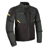 Oxford Toronto 1.0 D2D MS Motorcycle Motorcycle Jacket Black Green Fluo