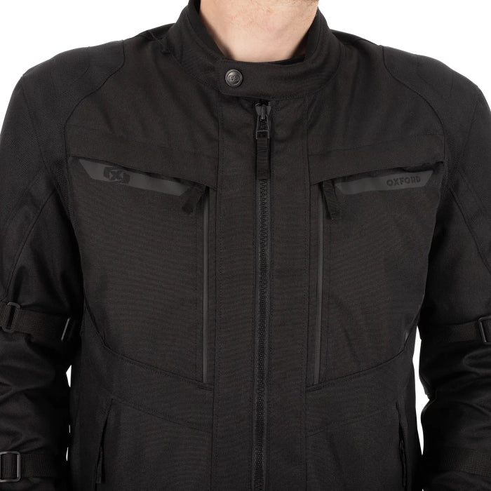 Oxford Toronto 1.0 D2D MS Motorcycle Jacket Stealth Black