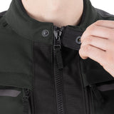 Oxford Toronto 1.0 D2D MS Motorcycle Motorcycle Jacket Black Green Fluo