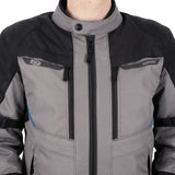 Oxford Toronto 1.0 D2D MS Motorcycle Textile Jacket Black Grey Blue