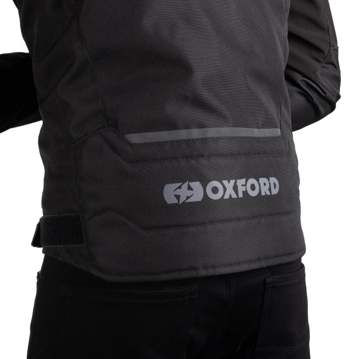 Oxford Omega 1.0 D2D Men’s Motorcycle Adventure Jacket Stealth Black