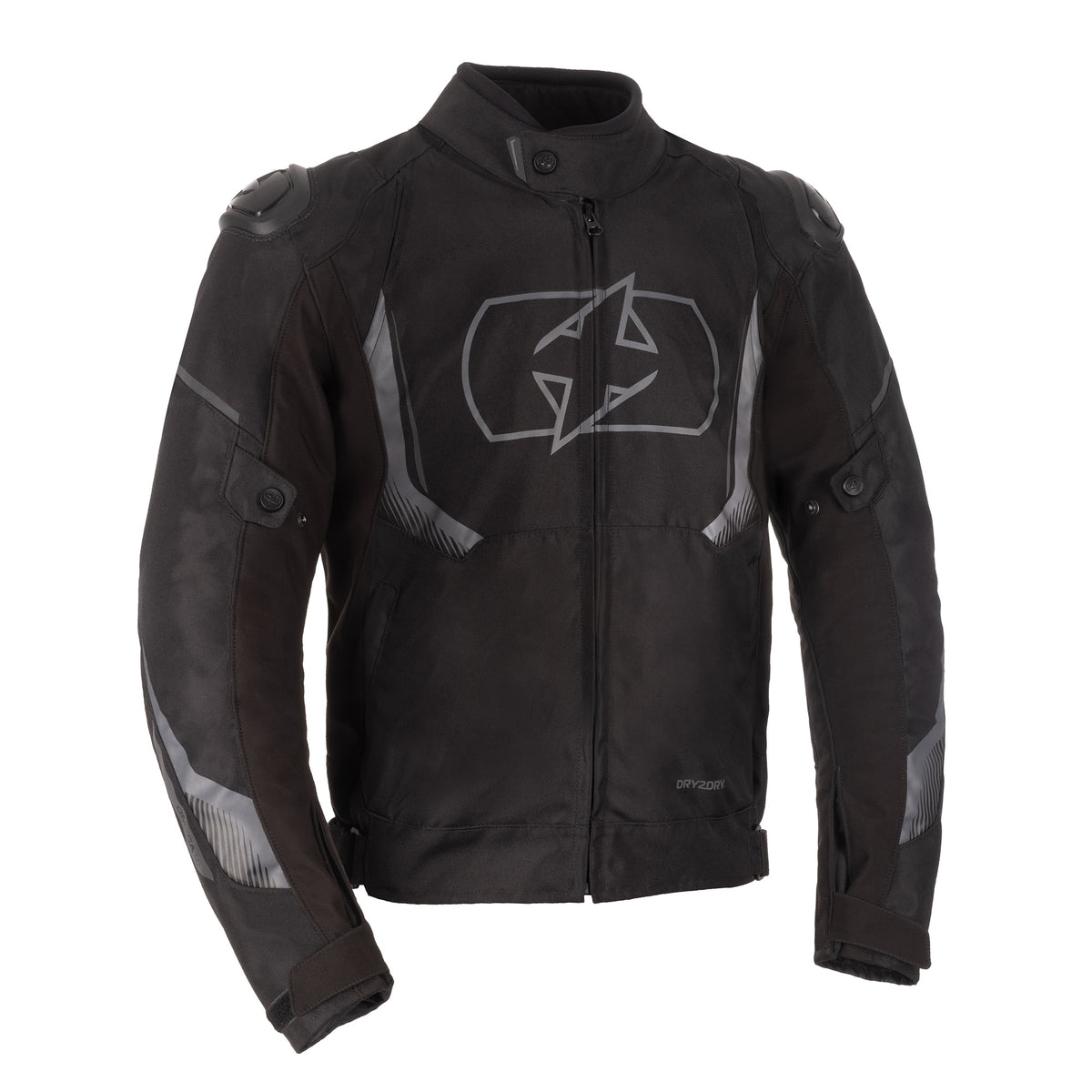 Oxford Omega 1.0 D2D Men’s Motorcycle Adventure Jacket Stealth Black