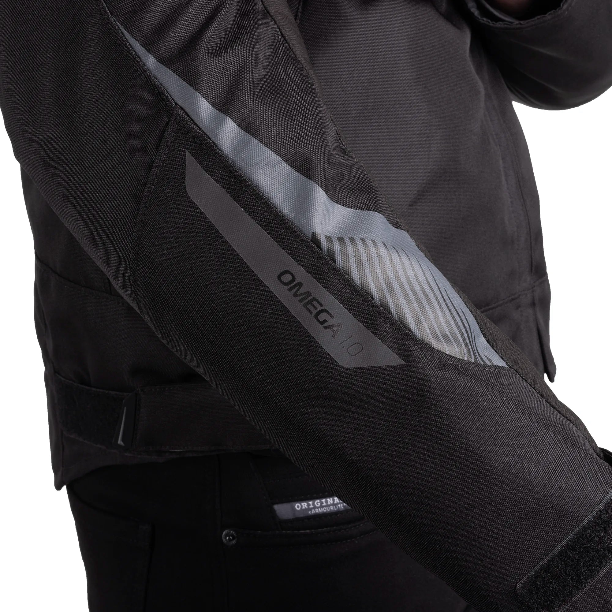 Oxford Omega 1.0 D2D Men’s Motorcycle Adventure Jacket Stealth Black