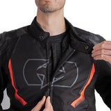 Oxford Omega 1.0 D2D Men’s Touring Motorcycle Jacket Stealth Black Camo Red