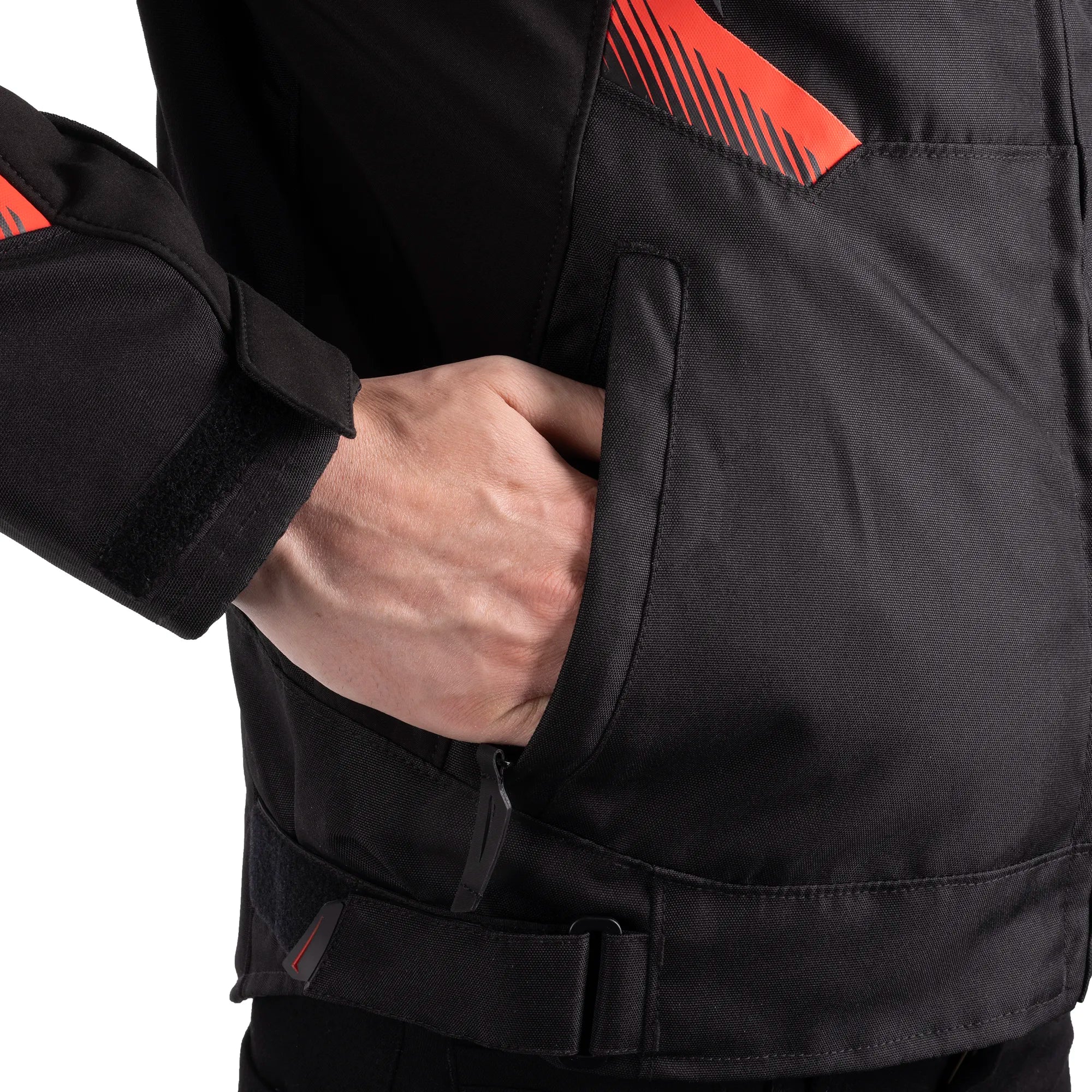 Oxford Omega 1.0 D2D Men’s Touring Motorcycle Jacket Stealth Black Camo Red