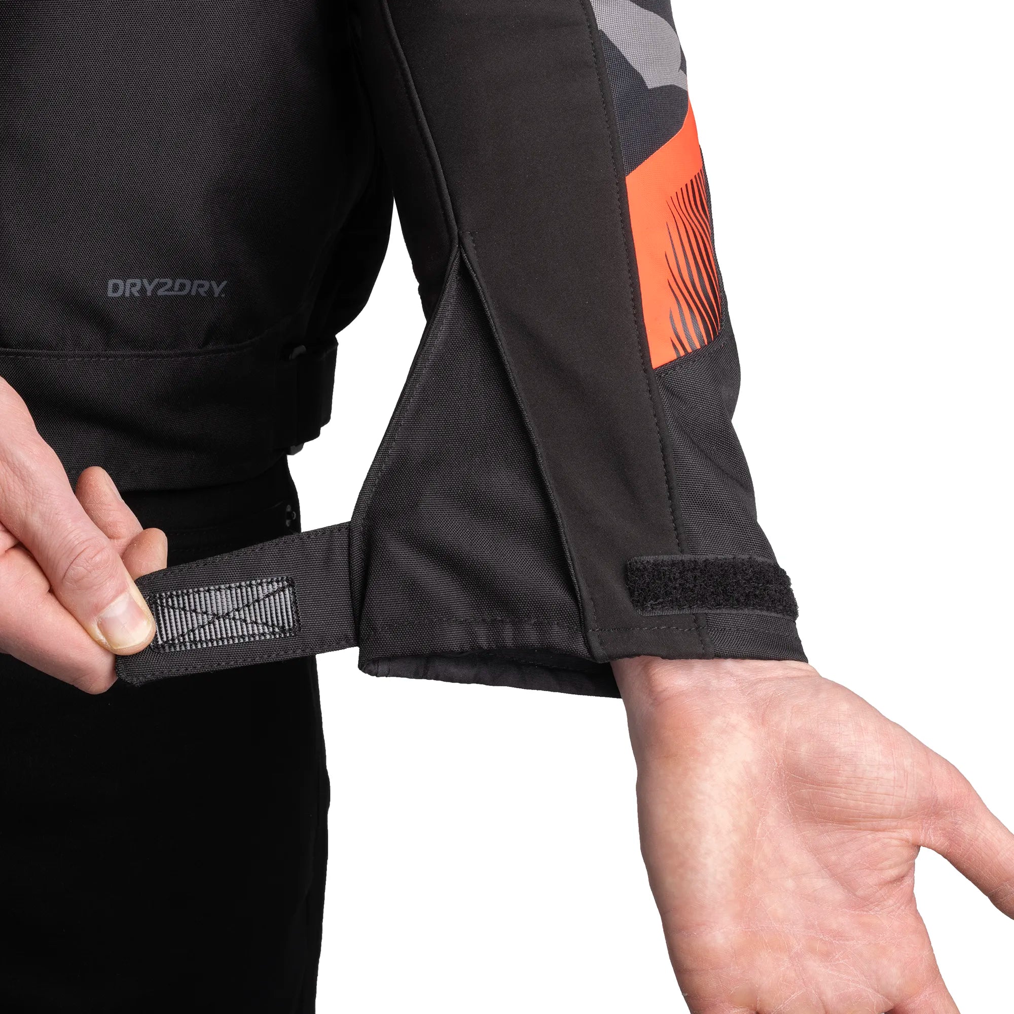 Oxford Omega 1.0 D2D Men’s Touring Motorcycle Jacket Stealth Black Camo Red