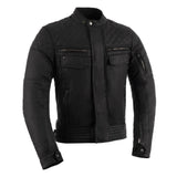 Oxford Hardy 2.0 Wax Men’s Motorcycle Jacket Black maximomoto.uk!