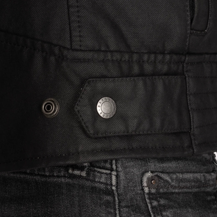 OXFORD HARDY 2.0 WAX MEN’S MOTORCYCLE JACKET BLACK