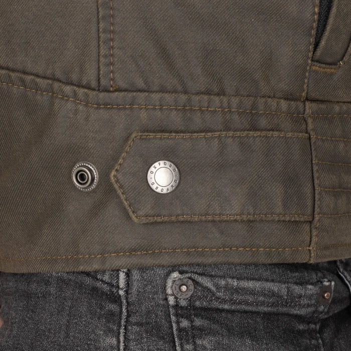 OXFORD HARDY 2.0 WAX MEN’S MOTORCYCLE JACKET KHAKI