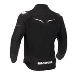Oxford Omega 1.0 Air Men’s Motorcycle Jacket Black White