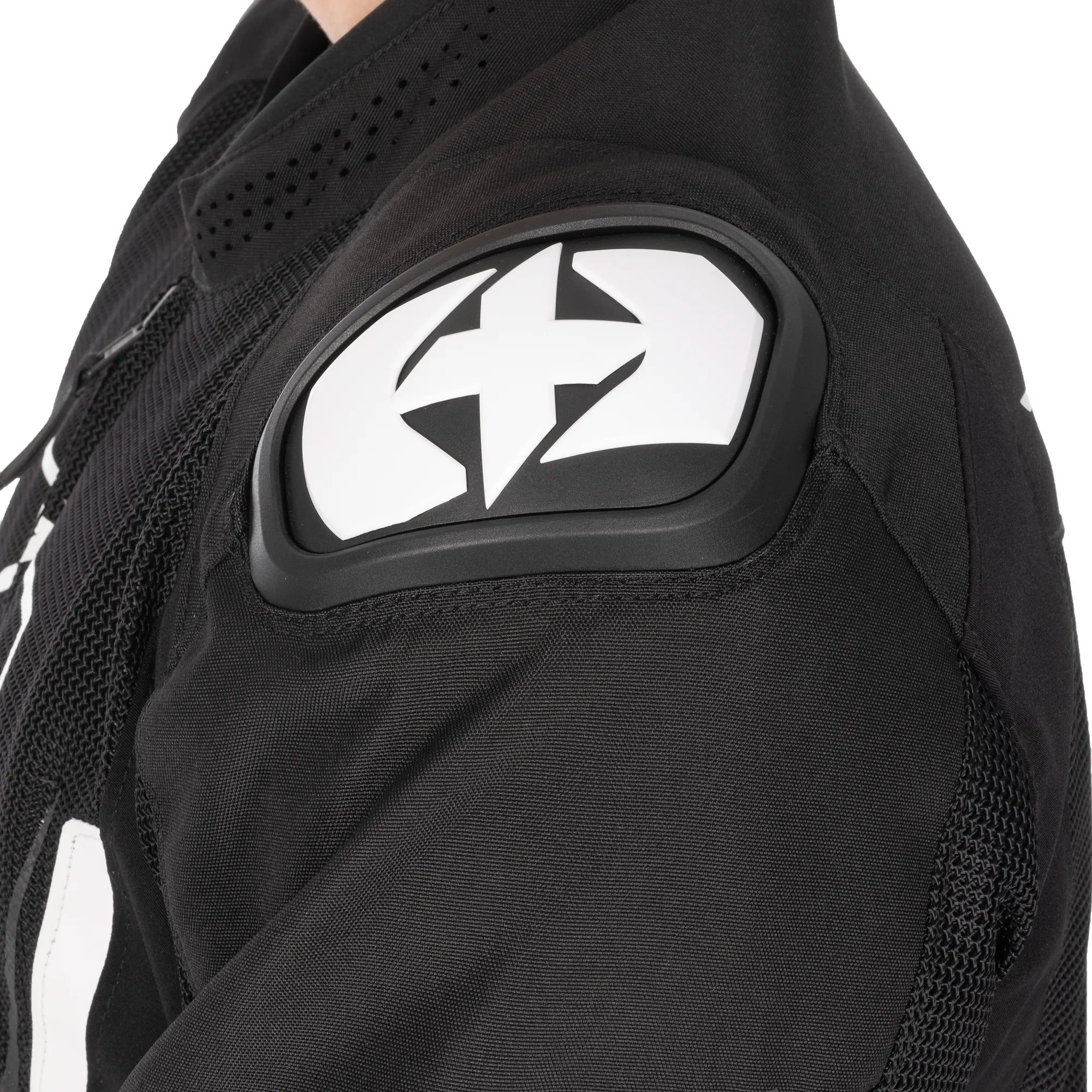 Oxford Omega 1.0 Air Men’s Motorcycle Jacket Black White