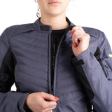 Oxford Valencia Dry2Dry 3.0 Women’s Motorcycle Jacket Black Grey