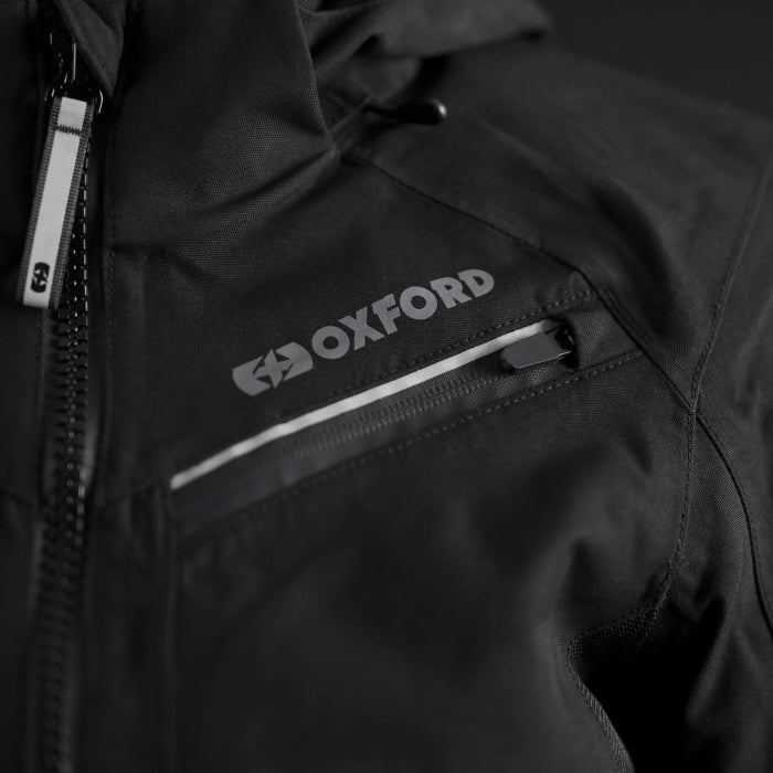 Oxford Mondial Street Dry2Dry Women’s Motorcycle Jacket Black 