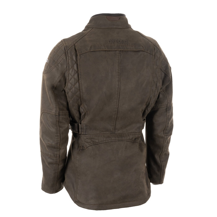 Oxford Sterling Dry2Dry Women’s Wax Cotton Motorcycle Jackets Khaki