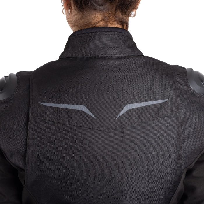 Oxford Omega 1.0 Dry2Dry Women’s Motorcycle Jacket Stealth Black