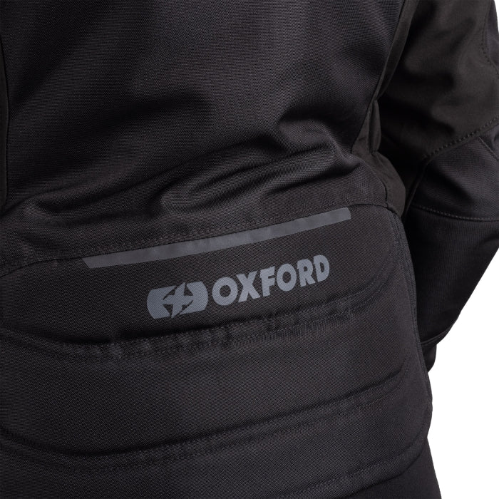 Oxford Omega 1.0 Dry2Dry Women’s Motorcycle Jacket Stealth Black