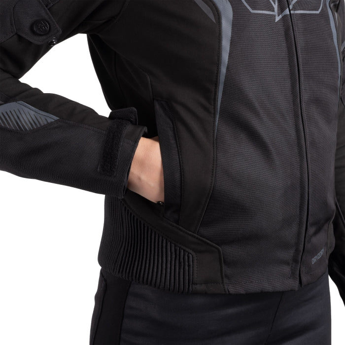 Oxford Omega 1.0 Dry2Dry Women’s Motorcycle Jacket Stealth Black