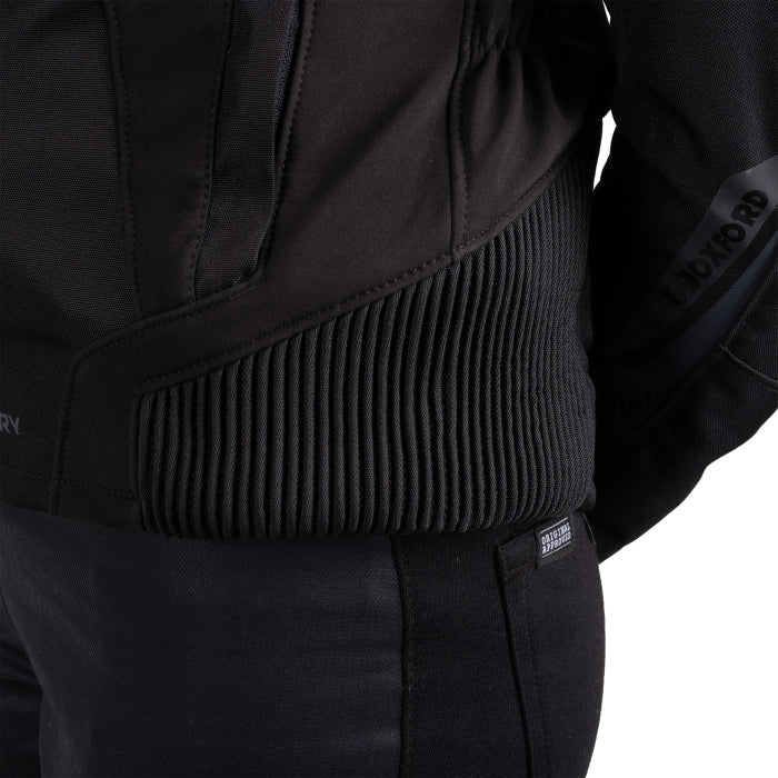 Oxford Omega 1.0 Dry2Dry Women’s Motorcycle Jacket Stealth Black