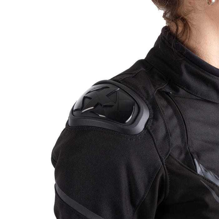 Oxford Omega 1.0 Dry2Dry Women’s Motorcycle Jacket Stealth Black