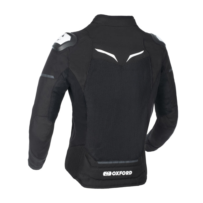 Oxford Omega 1.0 Air Women Motorcycle Summer Jacket Black White