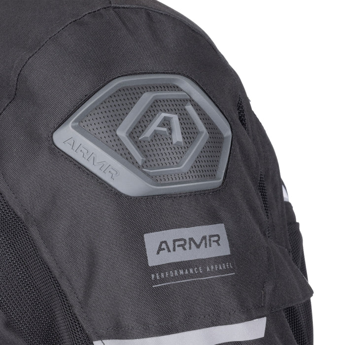 ARMR Eyoshi Air 3.0 Men‘s Motorcycle Summer Jacket Black Light Grey