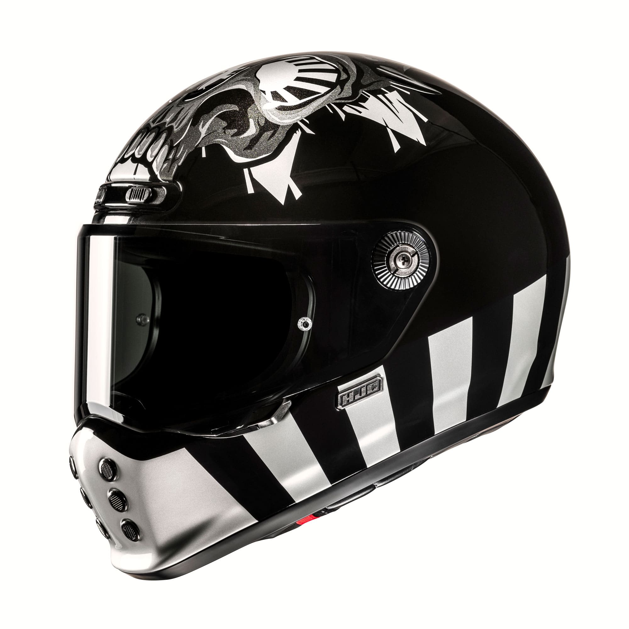 HJC V10 full-face helmet – Crania black design.