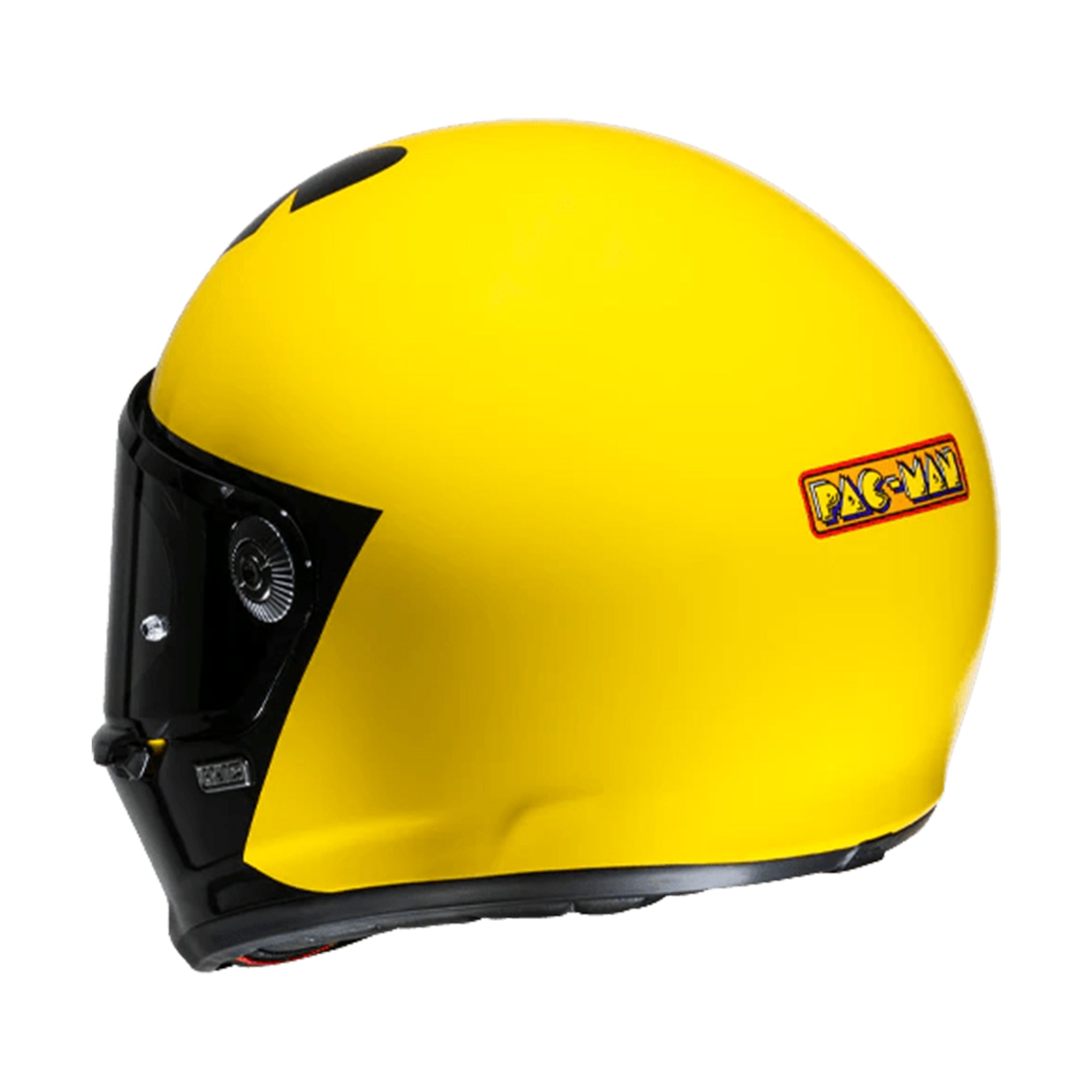 HJC V10 PAC Man Retro  Motorcycle Helmet Yellow ECE 22.06 